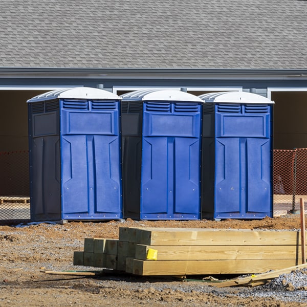 how do you ensure the portable toilets are secure and safe from vandalism during an event in Summerfield Michigan